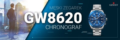 Zegarek Męski GIEWONT GW8620-2 Chronograf Zegarek Męski GIEWONT GW8620-2 Chronograf