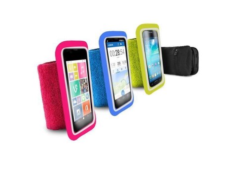 PURO Running Band - Uniwersalna frotka do biegania do smartfonów max 4.3" + key pocket (różowy) PURO Running Band - Uniwersalna frotka do biegania do smartfonów max 4.3" + key pocket (różowy)