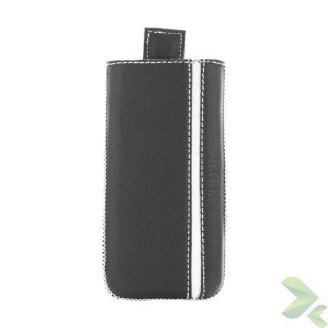 Valenta Pocket Stripe - Skórzane etui wsuwka Samsung Galaxy S4/S III, HTC One i inne (czarny) Valenta Pocket Stripe - Skórzane etui wsuwka Samsung Galaxy S4/S III, HTC One i inne (czarny)
