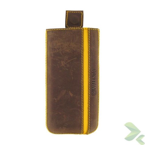 Valenta Pocket Stripe Vintage - Skórzane etui wsuwka Samsung Galaxy S5, Sony Xperia Z i inne (brązowy) Valenta Pocket Stripe Vintage - Skórzane etui wsuwka Samsung Galaxy S5, Sony Xperia Z i inne (brązowy)