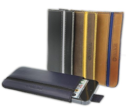 Valenta Pocket Stripe Vintage - Skórzane etui wsuwka Samsung Galaxy S5, Sony Xperia Z i inne (brązowy) Valenta Pocket Stripe Vintage - Skórzane etui wsuwka Samsung Galaxy S5, Sony Xperia Z i inne (brązowy)