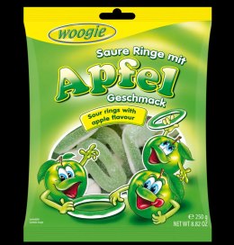 Woogie Apfel Saure Ringe Żelki 250 g