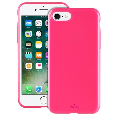 PURO Sunny Kit - Zestaw etui iPhone SE 2020 / 8 / 7 + składane okulary przeciwsłoneczne (różowy) PURO Sunny Kit - Zestaw etui iPhone SE 2020 / 8 / 7 + składane okulary przeciwsłoneczne (różowy)