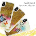 Zizo Liquid Glitter Star Case - Etui iPhone X (Butterflies)