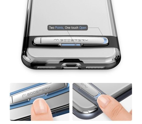 Mercury Dream Bumper - Etui Samsung Galaxy S9 z metalową podstawką (złoty) Mercury Dream Bumper - Etui Samsung Galaxy S9 z metalową podstawką (złoty)