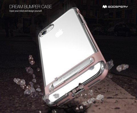 Mercury Dream Bumper - Etui Samsung Galaxy S9+ z metalową podstawką (złoty) Mercury Dream Bumper - Etui Samsung Galaxy S9+ z metalową podstawką (złoty)