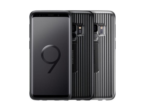 Samsung Protective Standing Cover - Etui Samsung Galaxy S9 z podstawką (srebrny) Samsung Protective Standing Cover - Etui Samsung Galaxy S9 z podstawką (srebrny)