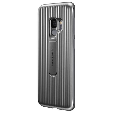 Samsung Protective Standing Cover - Etui Samsung Galaxy S9 z podstawką (srebrny) Samsung Protective Standing Cover - Etui Samsung Galaxy S9 z podstawką (srebrny)