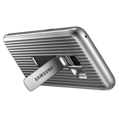 Samsung Protective Standing Cover - Etui Samsung Galaxy S9 z podstawką (srebrny) Samsung Protective Standing Cover - Etui Samsung Galaxy S9 z podstawką (srebrny)