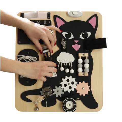 Tablica manipulacyjna sensoryczna Kotek LULILO KICIAO Tablica manipulacyjna sensoryczna Kotek LULILO KICIAO