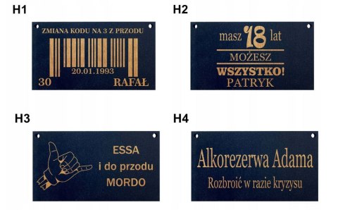 Alkoklatka klatka skrzynka na butelkę z Twoim grawerem HEXA Alkoklatka klatka skrzynka na butelkę z Twoim grawerem HEXA