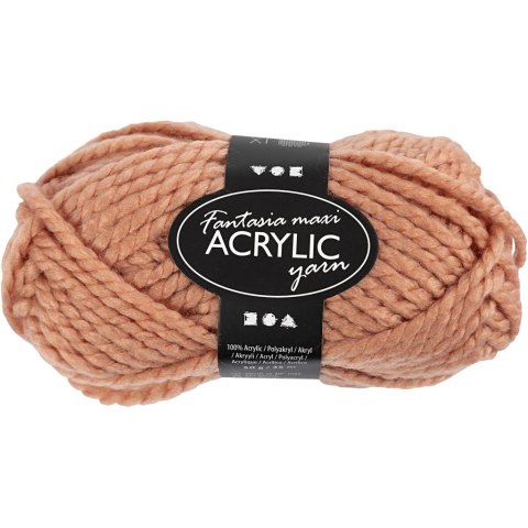 Włóczka akryl Maxi Beżowa 50 g Włóczka akryl Maxi Beżowa 50 g