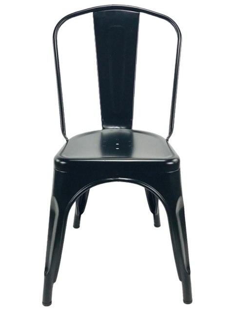 Krzesło metalowe loft CORSICA BLACK Krzesło metalowe loft CORSICA BLACK