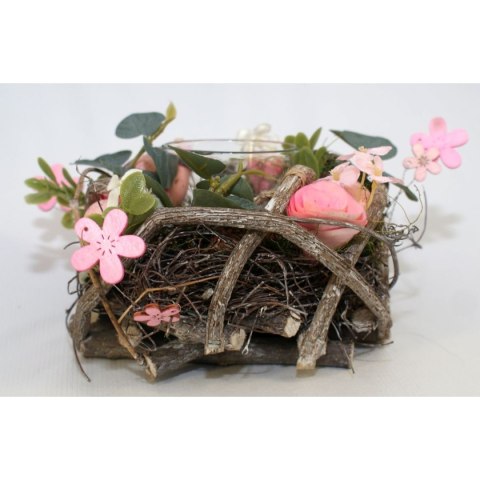 Świecznik dekoracyjny piórka 16 cm na tea light Świecznik dekoracyjny piórka 16 cm na tea light