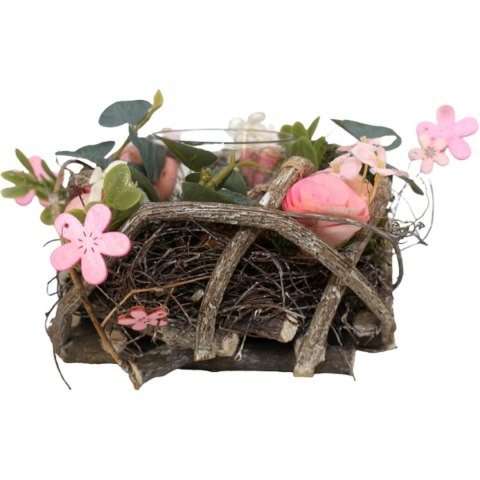 Świecznik dekoracyjny piórka 16 cm na tea light Świecznik dekoracyjny piórka 16 cm na tea light