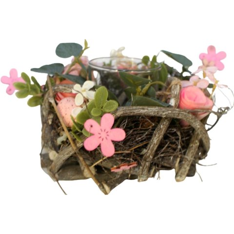 Świecznik dekoracyjny piórka 16 cm na tea light Świecznik dekoracyjny piórka 16 cm na tea light