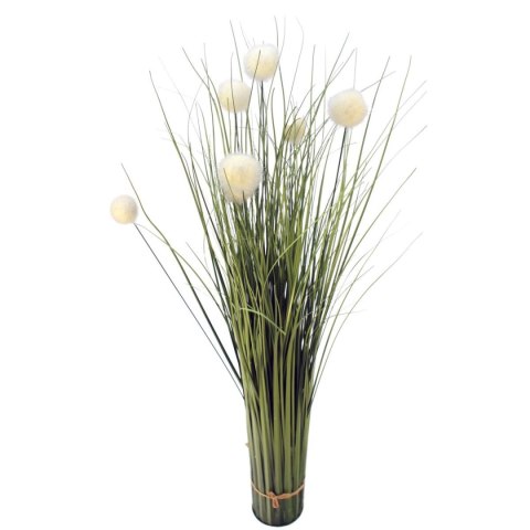 Sztuczna trawa fejka jak żywa z białymi kulkami 70 cm Sztuczna trawa fejka jak żywa z białymi kulkami 70 cm