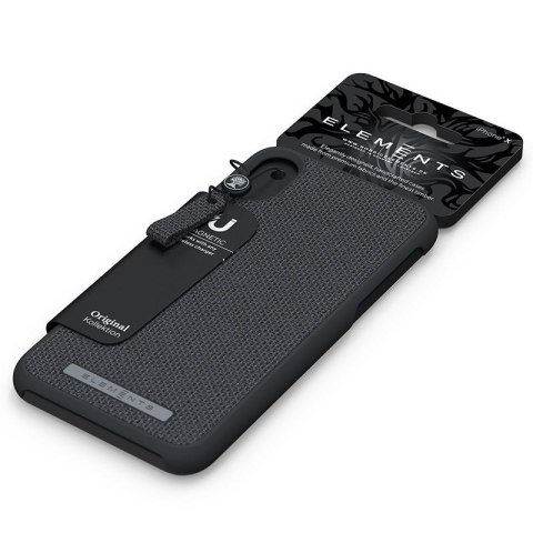 Nordic Elements Original Idun - Materiałowe etui iPhone Xs Max (Dark Grey) Nordic Elements Original Idun - Materiałowe etui iPhone Xs Max (Dark Grey)