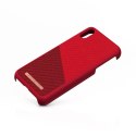 Nordic Elements Saeson Freja - Materiałowe etui iPhone Xs Max (Red)