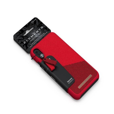 Nordic Elements Saeson Freja - Materiałowe etui iPhone Xs Max (Red) Nordic Elements Saeson Freja - Materiałowe etui iPhone Xs Max (Red)