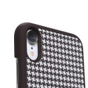 Nordic Elements Saeson Idun - Materiałowe etui iPhone XR (Dark Brown Pattern 2)