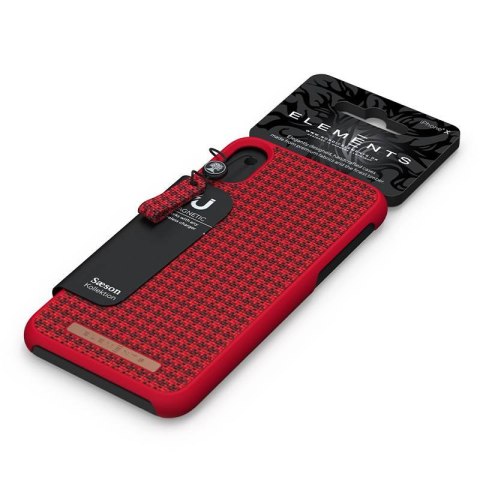 Nordic Elements Saeson Idun - Materiałowe etui iPhone XR (Red) Nordic Elements Saeson Idun - Materiałowe etui iPhone XR (Red)