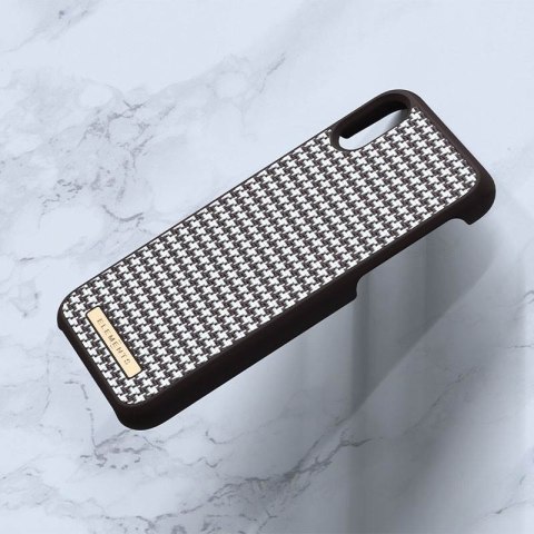 Nordic Elements Saeson Idun - Materiałowe etui iPhone Xs / X (Dark Brown Pattern 2) Nordic Elements Saeson Idun - Materiałowe etui iPhone Xs / X (Dark Brown Pattern 2)