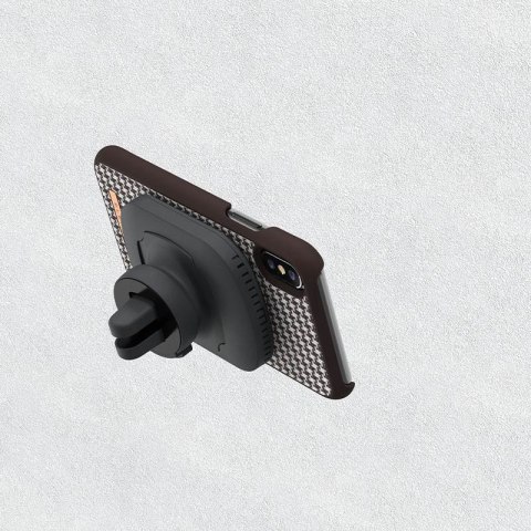 Nordic Elements Saeson Idun - Materiałowe etui iPhone Xs / X (Dark Brown Pattern 2) Nordic Elements Saeson Idun - Materiałowe etui iPhone Xs / X (Dark Brown Pattern 2)