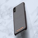 Nordic Elements Saeson Idun - Materiałowe etui iPhone Xs Max (Dark Brown)