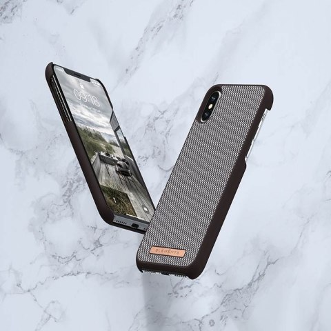 Nordic Elements Saeson Idun - Materiałowe etui iPhone Xs Max (Dark Brown) Nordic Elements Saeson Idun - Materiałowe etui iPhone Xs Max (Dark Brown)