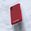 Nordic Elements Saeson Idun - Materiałowe etui iPhone Xs / X (Red)