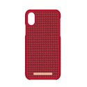 Nordic Elements Saeson Idun - Materiałowe etui iPhone Xs / X (Red)