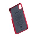 Nordic Elements Saeson Idun - Materiałowe etui iPhone Xs / X (Red)