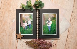 Album drewniany urodzinowy grawer,16x22cm piona5 UR1