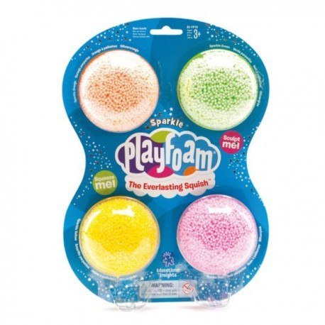 Playfoam, masa piankowa z brokatem, modelina,