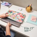 Rifle Paper Laptop Sleeve - Pokrowiec MacBook Pro 15" / Laptop 15,6" (Garden Party Blush)