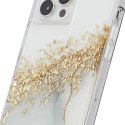 Case-Mate Karat - Etui iPhone 13 Pro zdobione złotem (Marble)