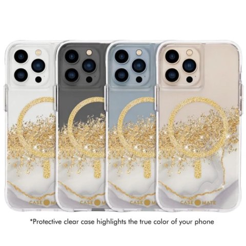 Case-Mate Karat - Etui iPhone 13 Pro zdobione złotem (Marble) Case-Mate Karat - Etui iPhone 13 Pro zdobione złotem (Marble)