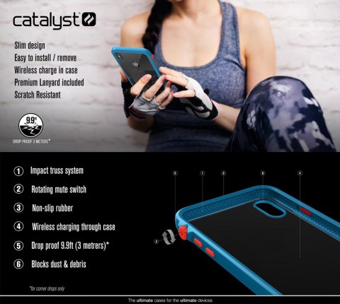 Catalyst Impact Protection Case - Pancerne etui iPhone Xs Max (Clear) Catalyst Impact Protection Case - Pancerne etui iPhone Xs Max (Clear)