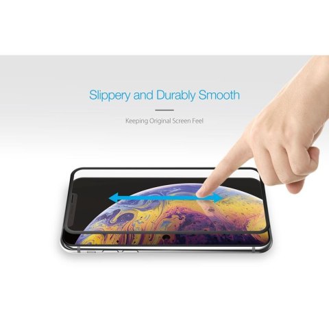 Just Mobile Xkin 3D Tempered Glass Screen Protector - Szkło ochronne hartowane iPhone 11 Pro Max / Xs Max (Transparent/ Black) Just Mobile Xkin 3D Tempered Glass Screen Protector - Szkło ochronne hartowane iPhone 11 Pro Max / Xs Max (Transparent/ Black)