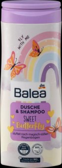 Balea Sweet Butterfly Szampon i Żel pod Prysznic dla Dzieci 300 ml