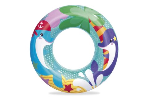 BESTWAY 36113 Koło dmuchane kółko 51cm delfiny 2-4 lata BESTWAY 36113 Koło dmuchane kółko 51cm delfiny 2-4 lata