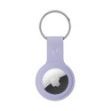 Crong Silicone Case with Key Ring - Brelok do Apple AirTag (lawendowy)