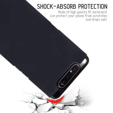 Crong Smooth Skin - Etui Samsung Galaxy A80 / A90 (czarny) Crong Smooth Skin - Etui Samsung Galaxy A80 / A90 (czarny)