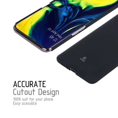 Crong Smooth Skin - Etui Samsung Galaxy A80 / A90 (czarny) Crong Smooth Skin - Etui Samsung Galaxy A80 / A90 (czarny)