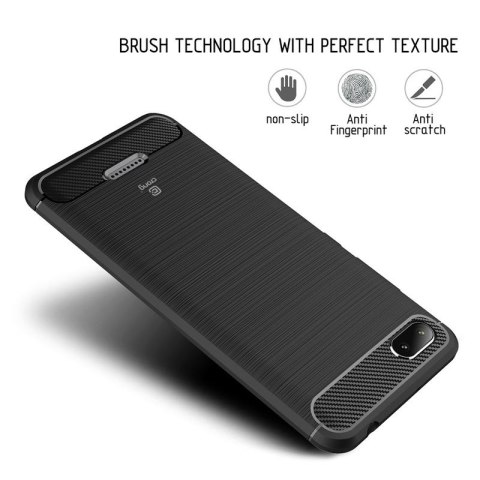 Crong Soft Armour Cover - Etui Xiaomi Redmi 6A (czarny) Crong Soft Armour Cover - Etui Xiaomi Redmi 6A (czarny)