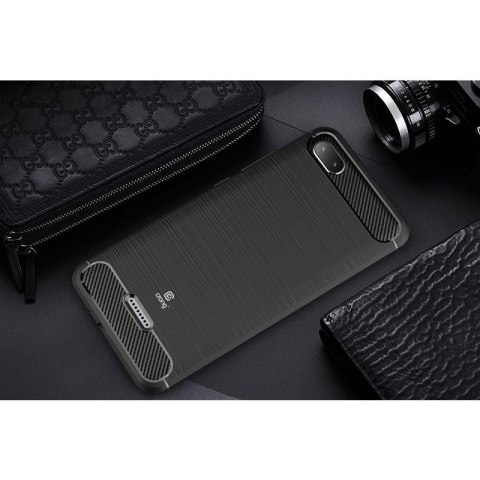 Crong Soft Armour Cover - Etui Xiaomi Redmi 6A (czarny) Crong Soft Armour Cover - Etui Xiaomi Redmi 6A (czarny)