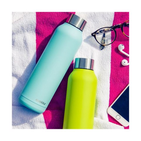Quokka Solid - Butelka termiczna ze stali nierdzewnej 630 ml (Aquamarine) Quokka Solid - Butelka termiczna ze stali nierdzewnej 630 ml (Aquamarine)