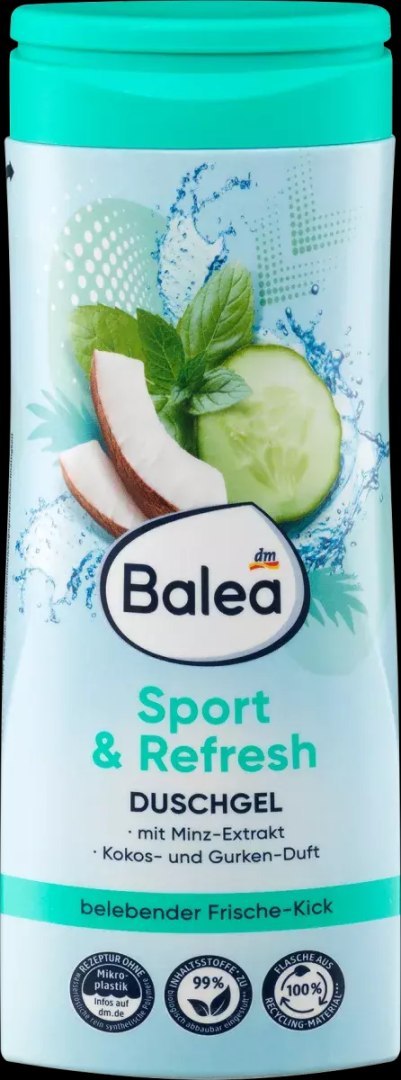 Balea Sport & Refresh Żel pod Prysznic 300 ml