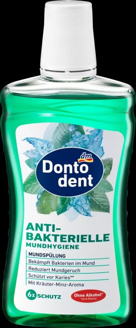 Dontodent Antibakterielle Płyn do Płukania Jamy Ustnej 500 ml